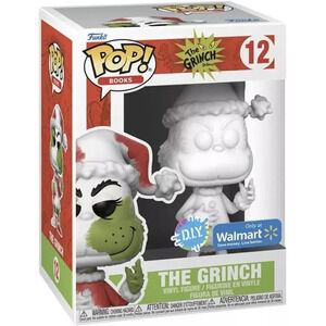 NEW Funko Pop! Books: The Grinch 12 - The Grinch Santa DIY Special Edition #12